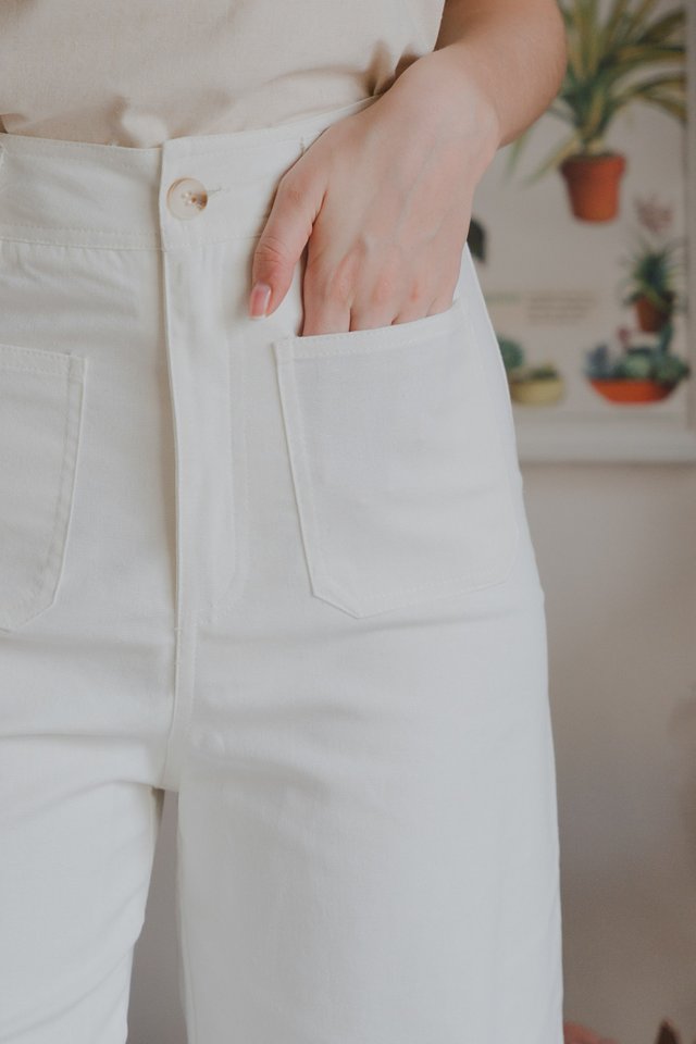 ACW Double Pocket Denim Jeans in White