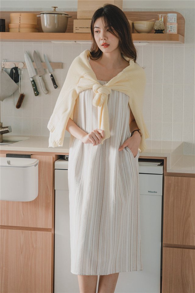 ACW Slouchy Cozy Knit Cardigan in Ivory