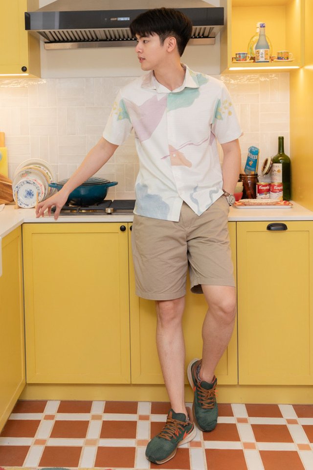 ACW Watercolour Flora Button Down Men Shirt