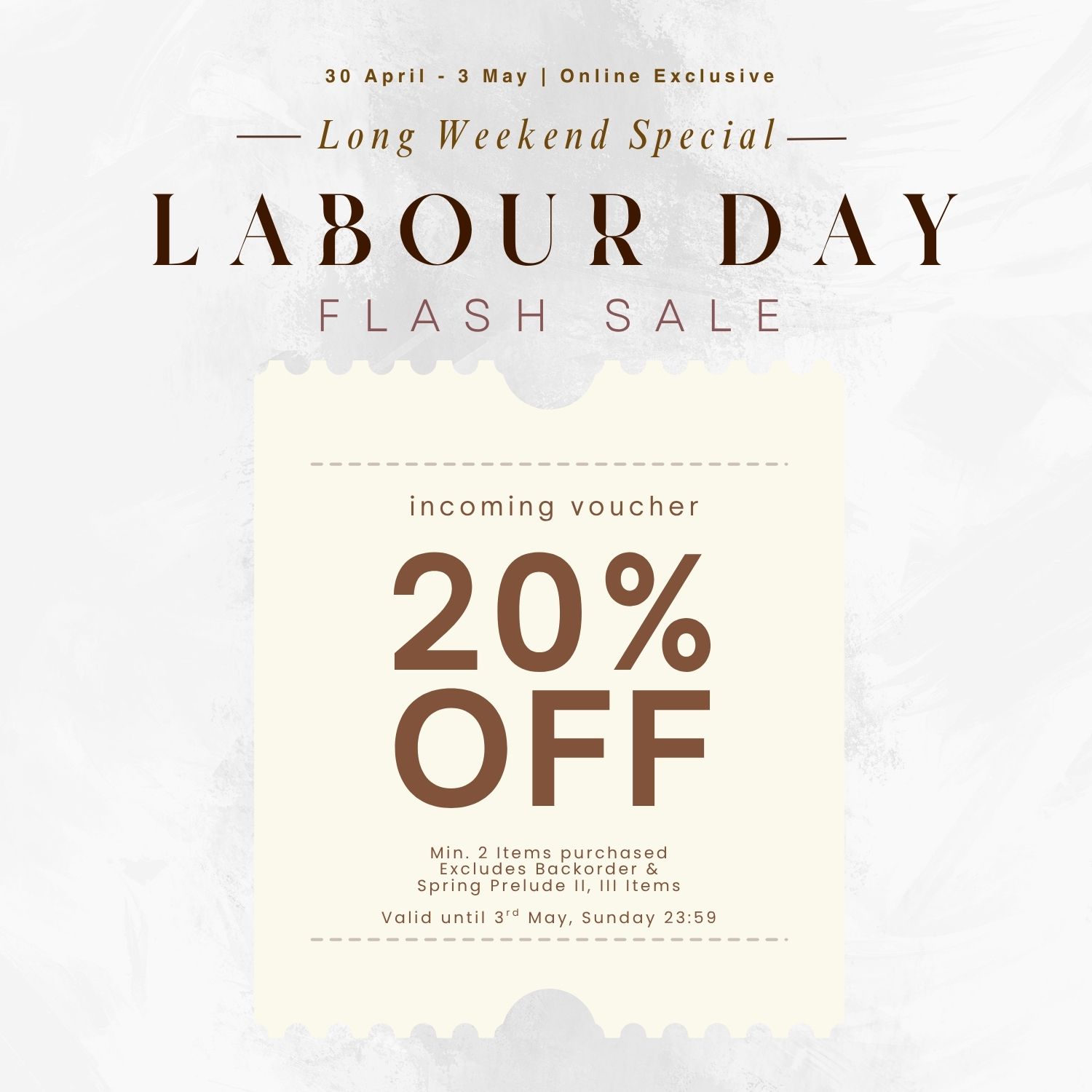 LONG WEEKEND SPECIAL