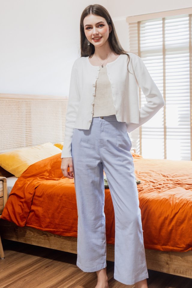 ACW Linen Pocket Trousers in Lilac